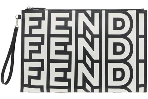 fendi makeup pouch|fendi large flat pouch.